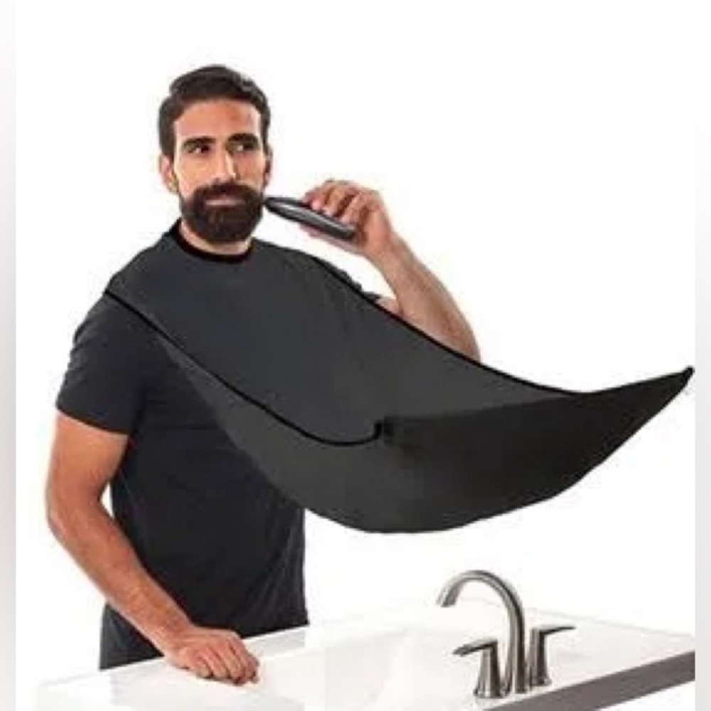 Assured Men’s Beard Trimming Cape Black